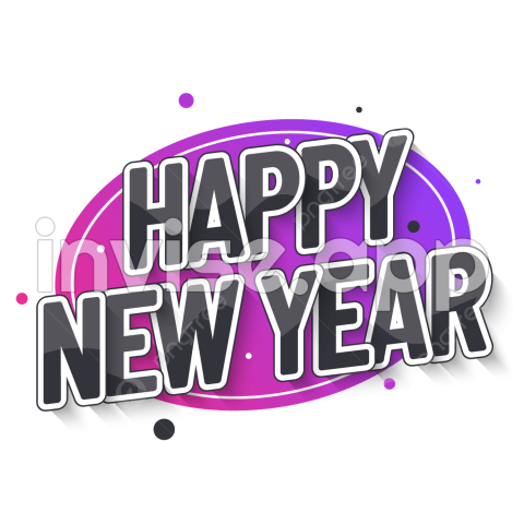 New Year Banner Promo - Gradient Happy New Year Banner, Gradient, New, Year And Vector With