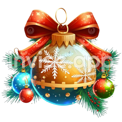 Promo Navideña - Hermosa Bola De Navidad En Dios Y Colores Azules , Bola Navidena