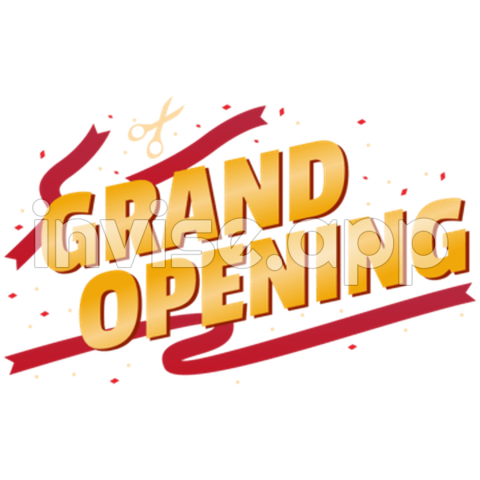 Opening Promo - Grand Opening Invitation Cardannouncement Opening Soon Vector Art