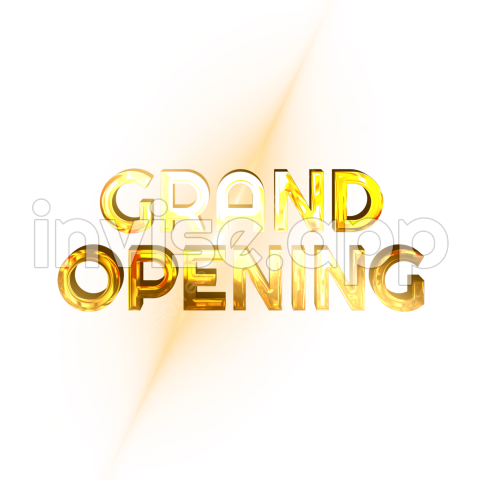 Opening Promo - Grand Open Transparent, Grand Opening, Grand Opening , Coming