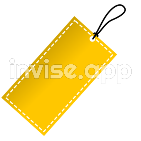 Price Tag Promo - Yellow Price Tag Vector, Sale, Discount, Price Tag And Vector With