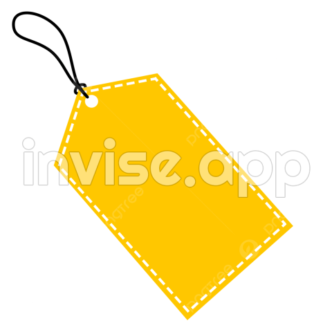 Yellow Price Tag Vector, Sale, Discount, Price Tag And Vector With - Price Tag Badge