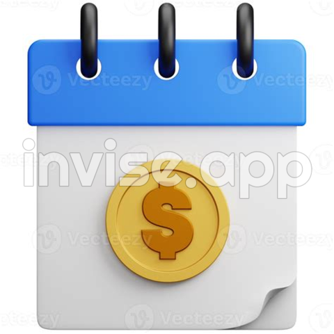 Payday Salary Date 3D Illustration 9378105 - Job Payday