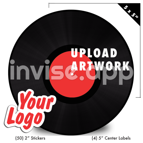 Pack Promo - Promo Sticker Pack Digilog Designs Custom Dj Vinyl