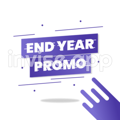 End Year Promo Banner Design, End Year Promo Banner, Banner Promotion - Food Promo Simple