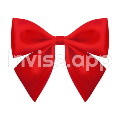 Red Bow Ribbon, Beautiful Ribbon, 3D, Realistic 11222484 - Sports Ribbons