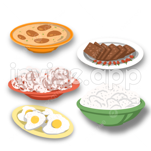 Iftar Ramadhan Hd Transparent, Iftar Meal Ramadhan Food Vector, Iftar - Ramadhan Buffet