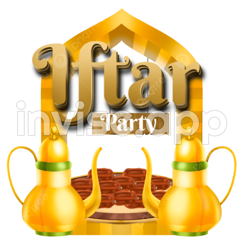 Iftar Banner - Iftar Ramadan Party White Transparent, Free Ramadan Iftar Party Element