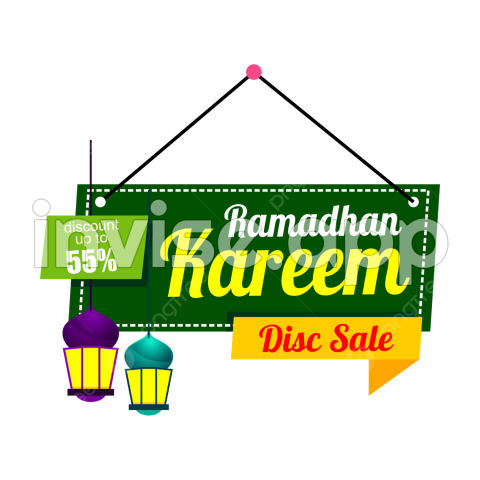 Promo Ramadhan Sale - Ramadhan Kareem Discount Sale Up To 55 Percent Design For Label