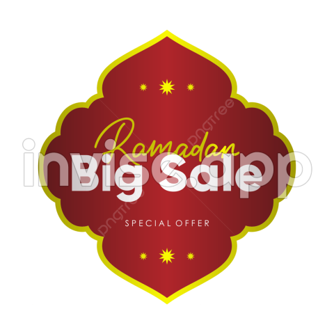 Big Sale Banner Vector Art , Banner Big Ramadhan Sale, Sale, Banner - Promo Ramadhan Sale