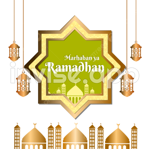 17 Ramadhan - Marhaban Ya Ramadhan Tarjeta De Felicitacion Graficos Vectoriales Para