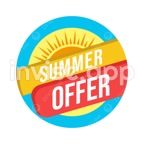 Summer Promo - Vetor De Rotulo De Oferta De Verao , Oferta De Verao, Verao 3D