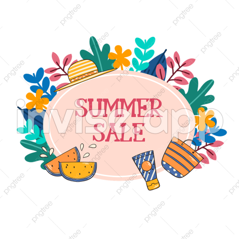 Summer Promotion Picture, Color Summer Plant Leaf Promotional - Summer Prom Logo