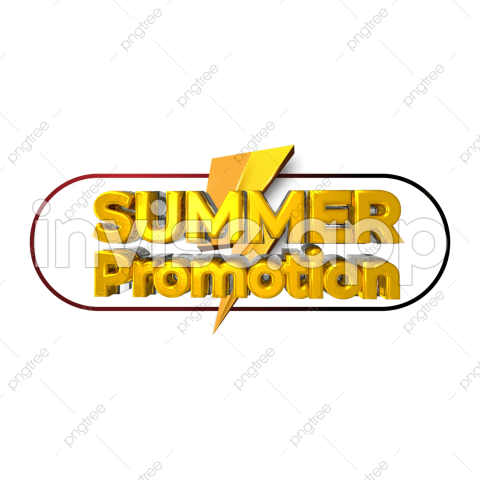 Promotion Text Effect Vector Art , Summer Promotion 3D Text Effect - Summer Promotional