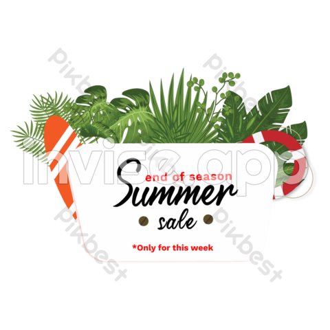 Summer Sale Promotional Board Images Ai Free Download Pikbest - Summer Promo Items