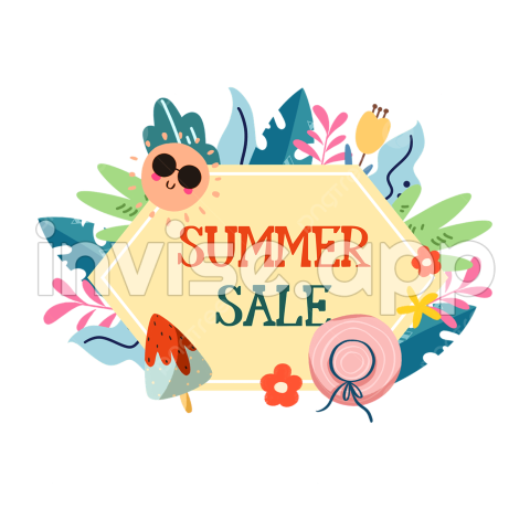 Summer Promotion - Summer Promotion Transparent, Yellow Summer Promotion Plant Border