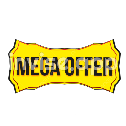 Promotion Sticker - Mga Offer Sticker Design Free Vector Download, Mga Offer Sticker Design