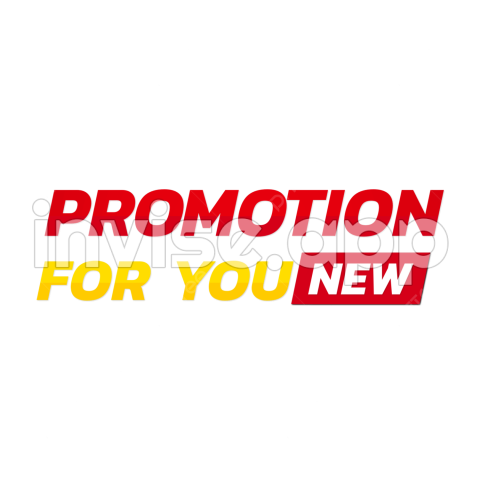 Gambar Promosi Baru Untuk Anda Produk Stiker Tanda Putih Kuning Dan Merah, Penjualan, Promosi - Stiker Promosi Sosial Media