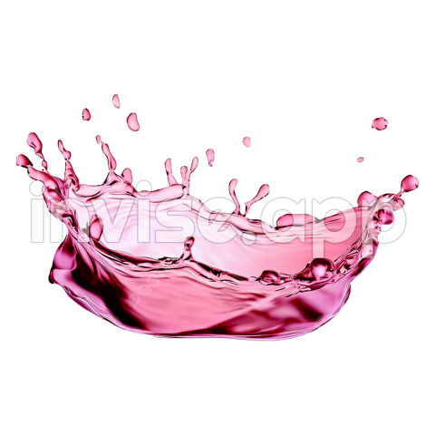 Splash Promo - Water Splash For Product Design With Pink Color, Water Splash, Pink Color, Realistic