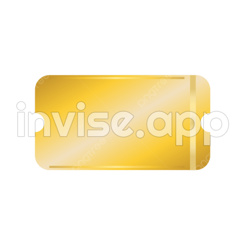 Ticket Promo - Golden Ticket Coupon Simple Design Illustrator, Golden Ticket, Golden Coupon, Golden And