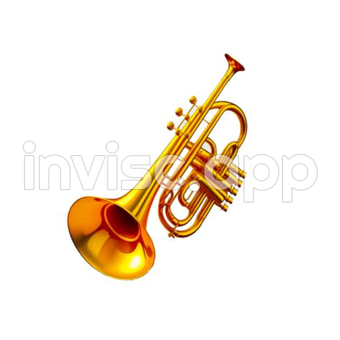 Brass Trumpet - Trumpet Isolated On Transparent Background 24396285