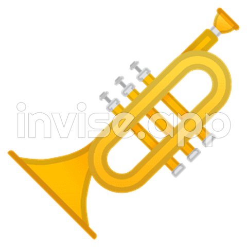 Brass Trumpet Clipart Free Download Transparent Creazilla - Brass Trumpet