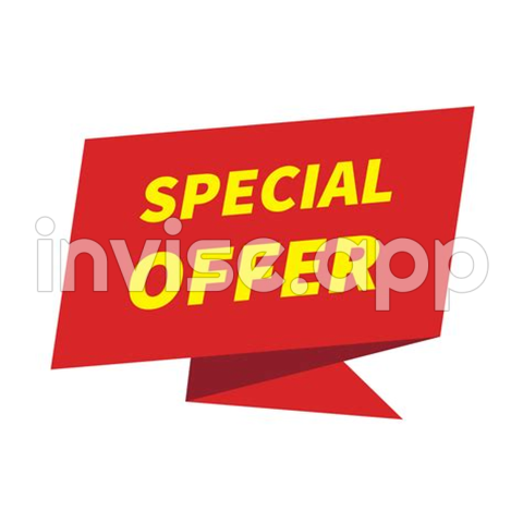 Special Offer Red Icon Discount Banner Without Background 9373706 - Choosing Promo Online Interface