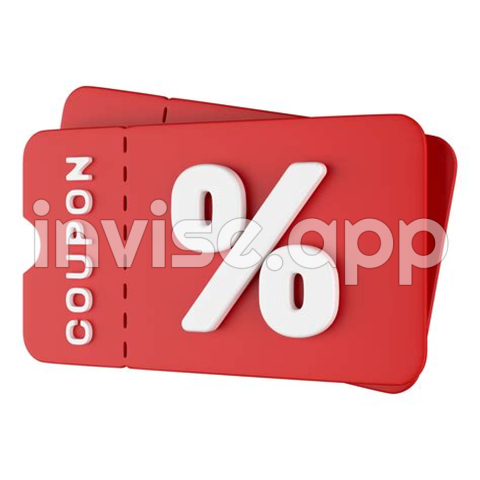 Online Promo - Discount Coupon 3D 12872323