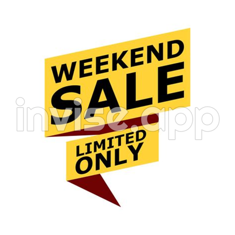 Free Uitverkoop Banier Set, Speciaal Aanbod Label Verzameling Weekend Heet Transactie Insigne - Weekend Promo