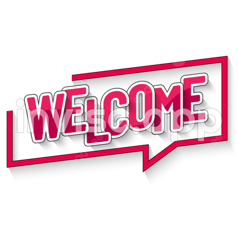 Welcome To - Welcome Banner Vector Hd Images, Red Welcome In Banner Style, Welcome, Wide, Banner Image