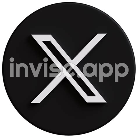 X Logo Para Descargar Gratis - Twitter Follow Icon