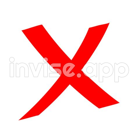 Red Xmark Clip Art - Red X Transparent