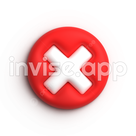 Red X Transparent - Red Xmark Clip Art