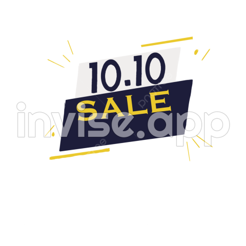 Sale 1010 Banner, Sale 10, Sale, Banner Sale Transparent Clipart Image And Psd File For Free - Promo 10.10