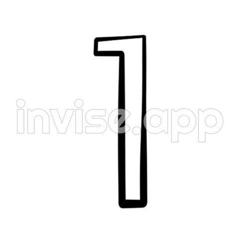 Number One Black And White Transparent Number One Black And White Images Plus - Number 1 Black