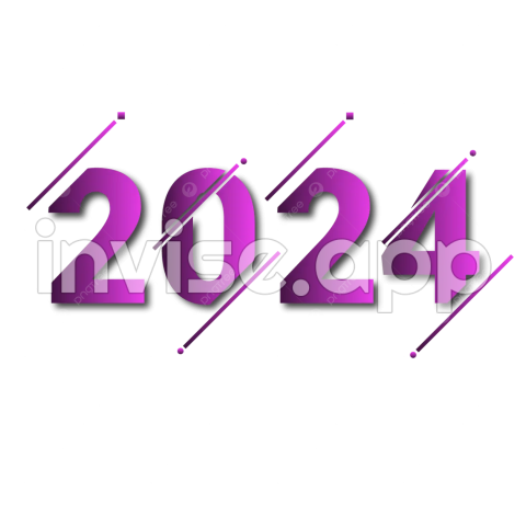 2024 Promo Items - 2024 Vector Icon, 2024, 2024 New Yeah, 2024 Purple And Vector With Transparent Background