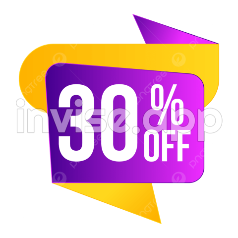 30 Off - 30 Off Banner De Oferta De Desconto Transparente , Trinta Por Cento De Desconto, 30 De