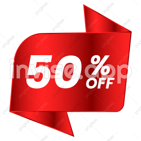 50 Off 3D Vector Art , 50 Off Images, Colorful Sale Offer Banner, Up To 50 Off, 50 - 50 Percent Discount