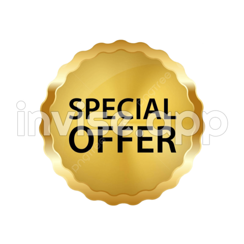 Promo Gold - Special Offer Gold Label Template Vector Illustration Discount Sticker