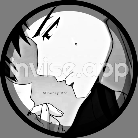 Anime Icon Pfp Anime Icons, Anime, Fictional Characters - Cn Pfp Black