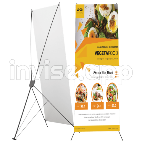 Promo Banner Stand - Cheap X Frame Banner Stands