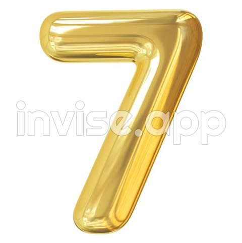 Number 7 Picture - Golden Number 7 11287690