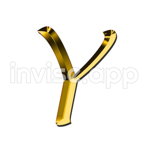 Y - Capital Letter Y Transparent Stick