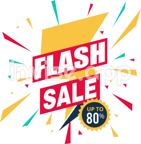 Flash Sale Art - Flash Sale Image Hd Flash Sale Logo Clip Art Library