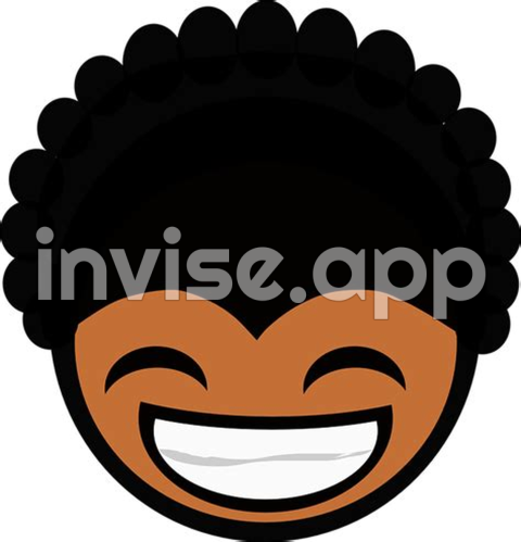 Free Vector Graphic Face, Black, Man, Smile, Afro, Hair Free Image - Black Man Afro